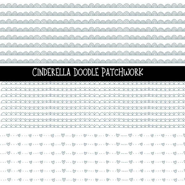 Cinderella Doodle Patchwork Set