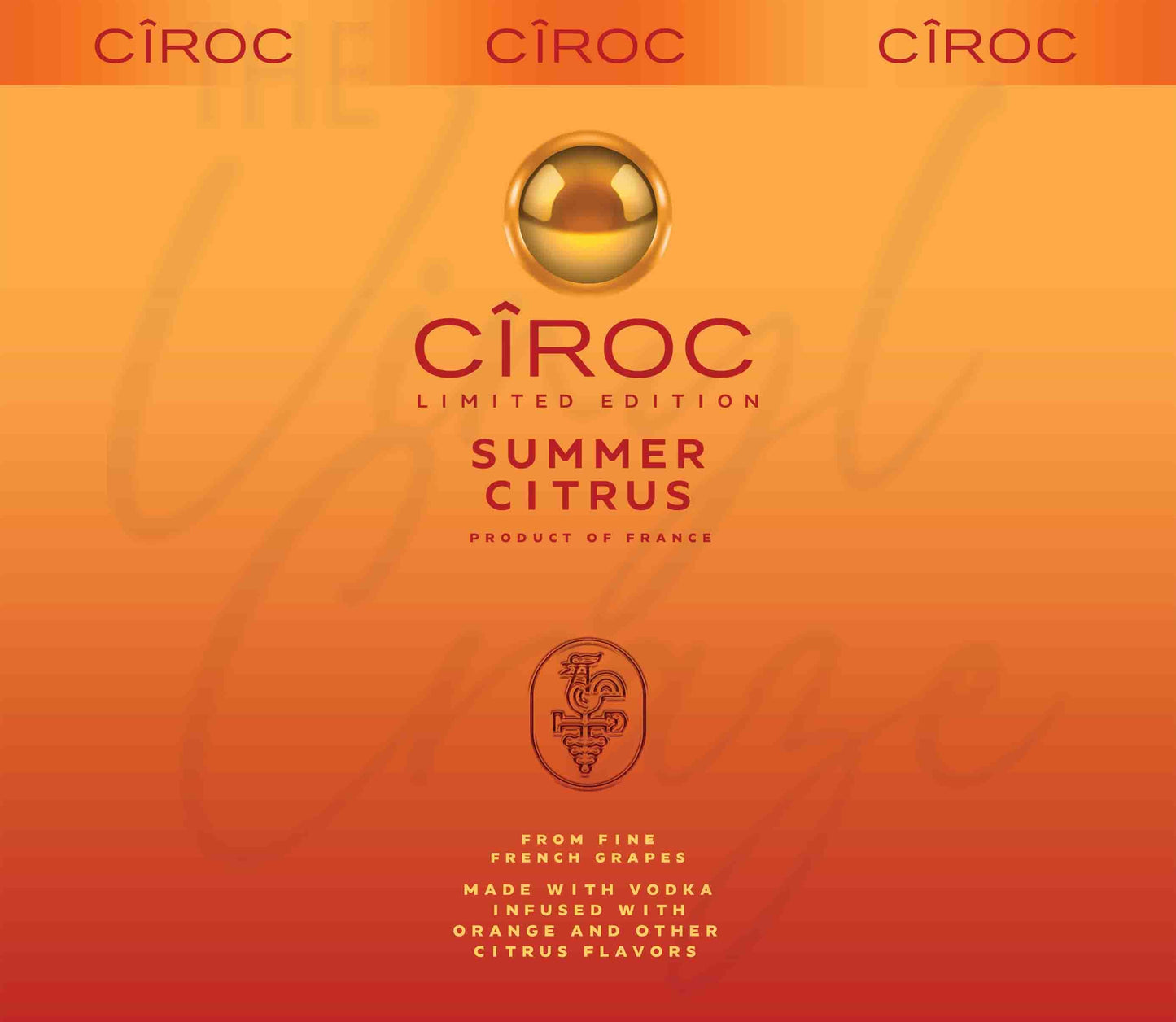 Ciroc - Adhesive Vinyl Wrap