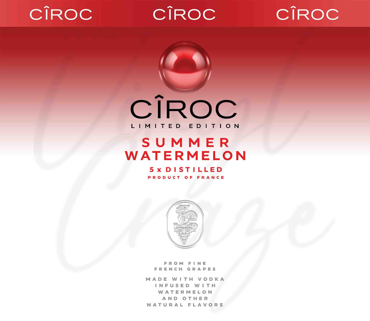 Ciroc - Adhesive Vinyl Wrap