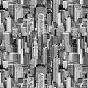 City Skyline - Adhesive Vinyl 12x12 Sheet