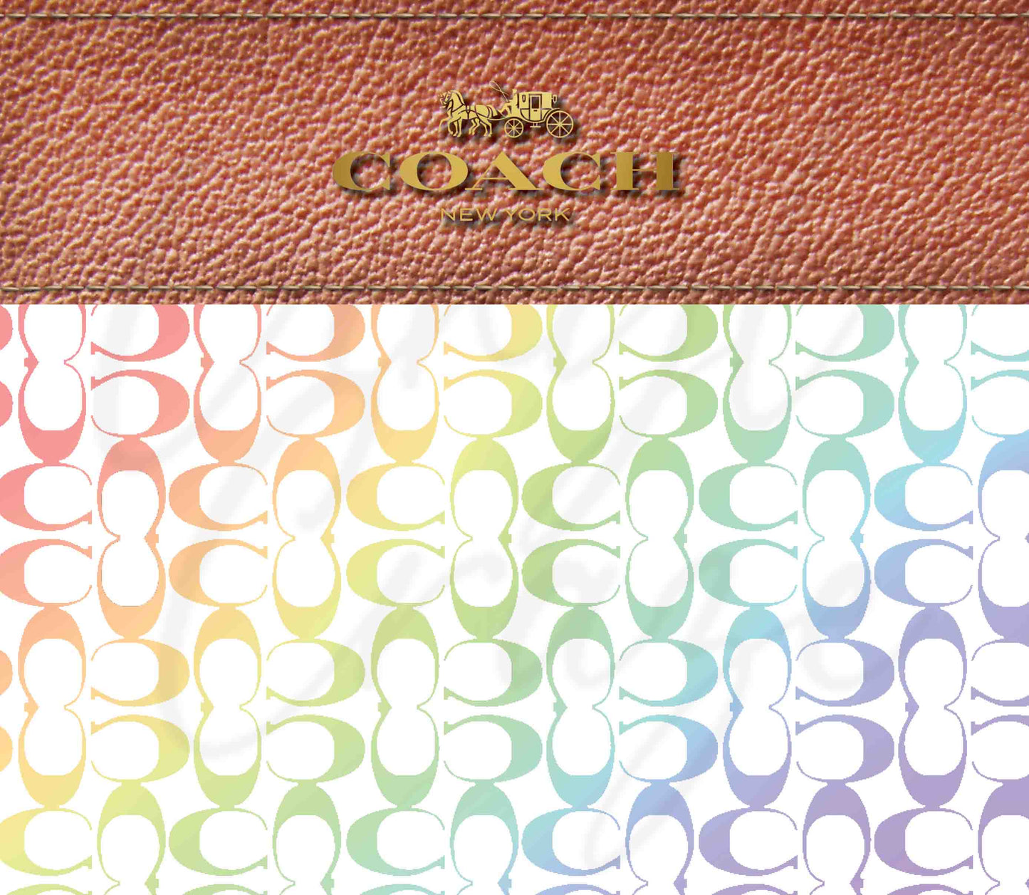 Coach Wrap Leather - Adhesive Vinyl Wrap