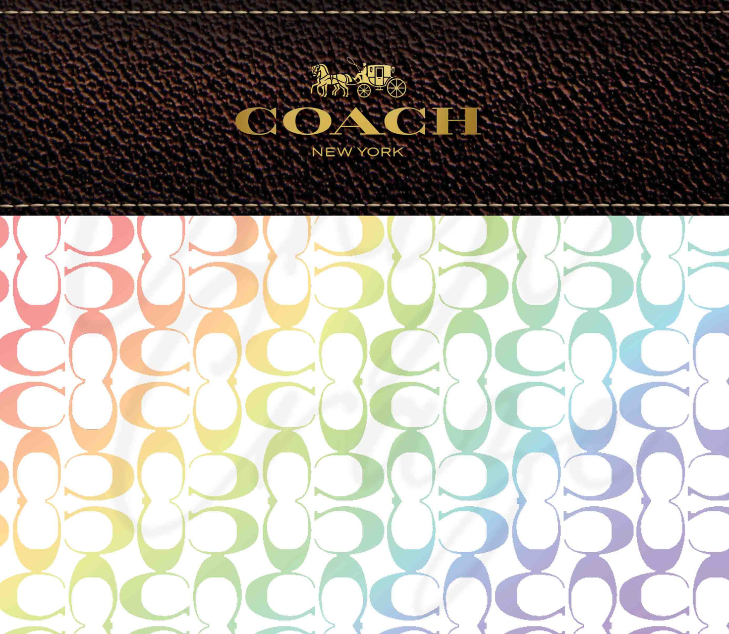 Coach Wrap Leather - Adhesive Vinyl Wrap