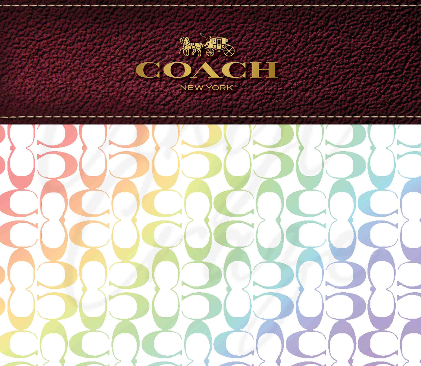 Coach Wrap Leather - Adhesive Vinyl Wrap