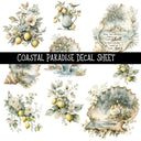 Coastal Paradise UV DTF Decal sheets