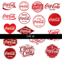 Coke UV DTF Decal sheets