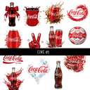 Coke UV DTF Decal sheets