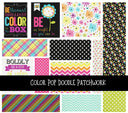 Color Pop Doodle Patchwork Set