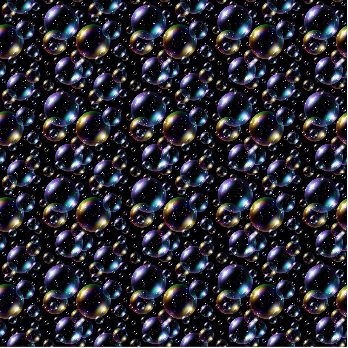 Rainbow Soap Bubbles - Adhesive Vinyl 12x12 Sheet