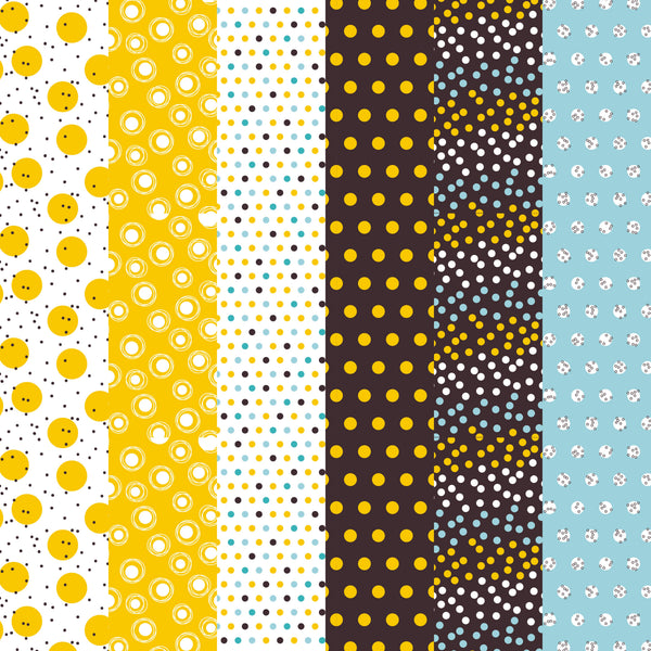 Sprinkle Happiness Like Confetti - Adhesive Vinyl 12x12 Sheets - 6 Pack