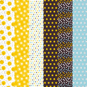 Sprinkle Happiness Like Confetti - Adhesive Vinyl 12x12 Sheets - 6 Pack