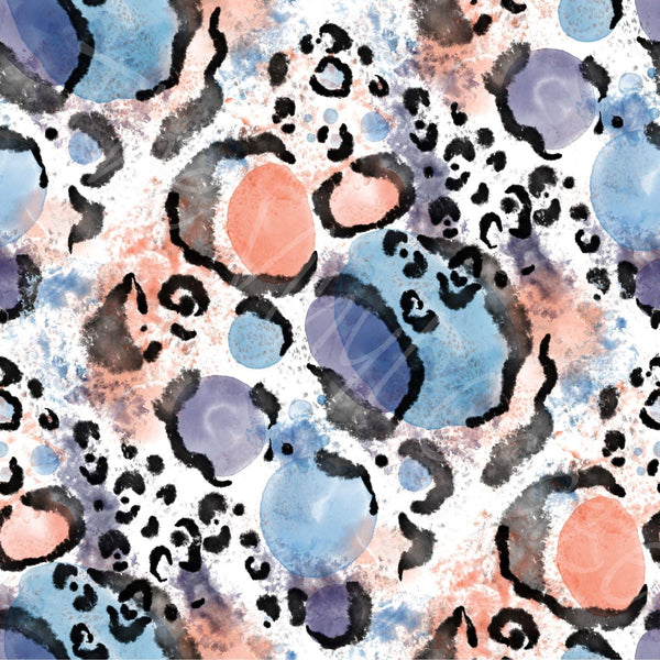Contemporary Leopard - Adhesive Vinyl 12x12 Sheets - 3 Design Options