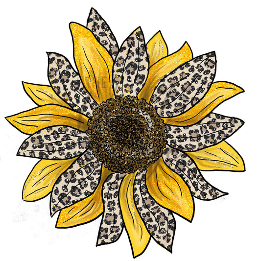 Cougar Sunflower - UV DTF Decal