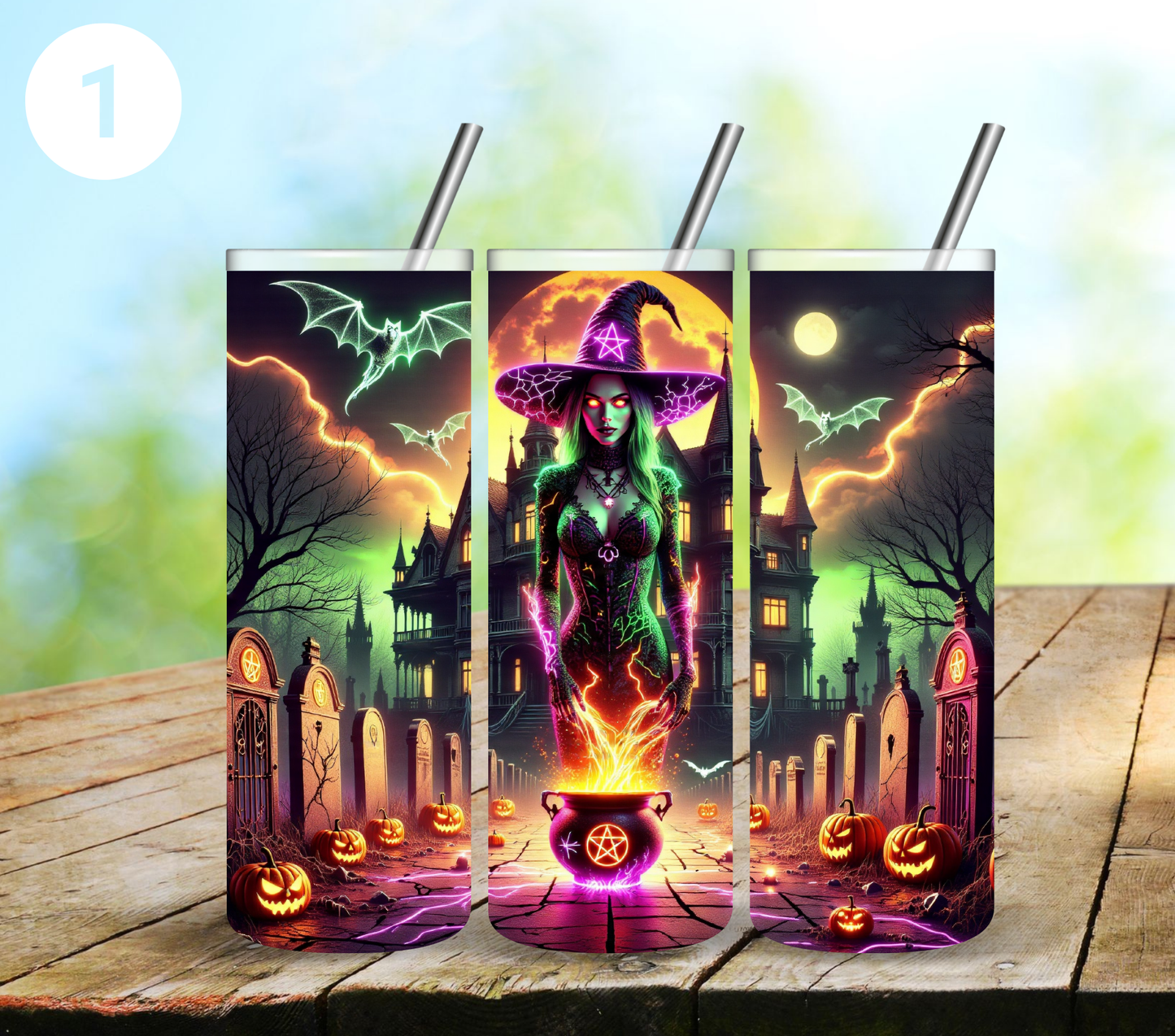 Glowing Witches - Adhesive Vinyl Wrap - 5 Variants