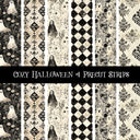 Cozy Halloween precut strips 12x12 vinyl sheet 3 Designs
