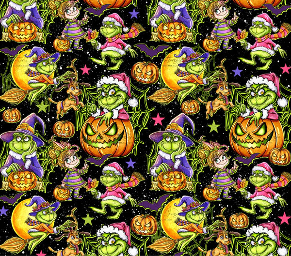 Grinchoween - Adhesive Vinyl 12x12 Sheet