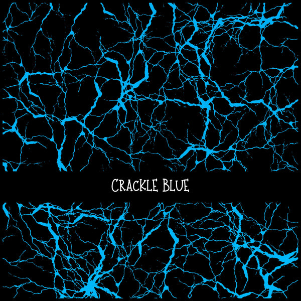 Crackle UV DTF Decal sheets 13 colors available
