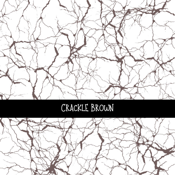 Crackle UV DTF Decal sheets 13 colors available