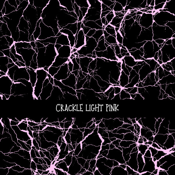 Crackle UV DTF Decal sheets 13 colors available