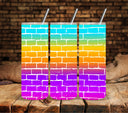 White Brick UV DTF tumbler wraps