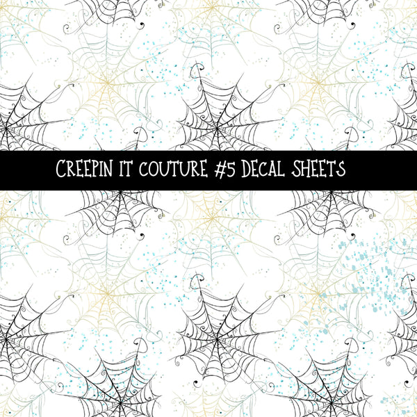 Creepin it Couture UV DTF Decal sheets 6 designs available