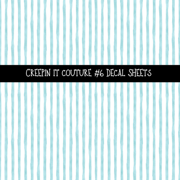Creepin it Couture UV DTF Decal sheets 6 designs available