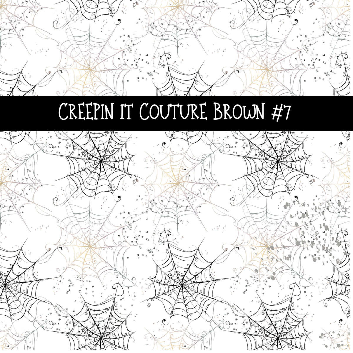 Creepin it Couture Brown UV DTF Decal sheets 9 Designs available