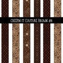 Creepin it Couture Brown UV DTF Decal sheets 9 Designs available