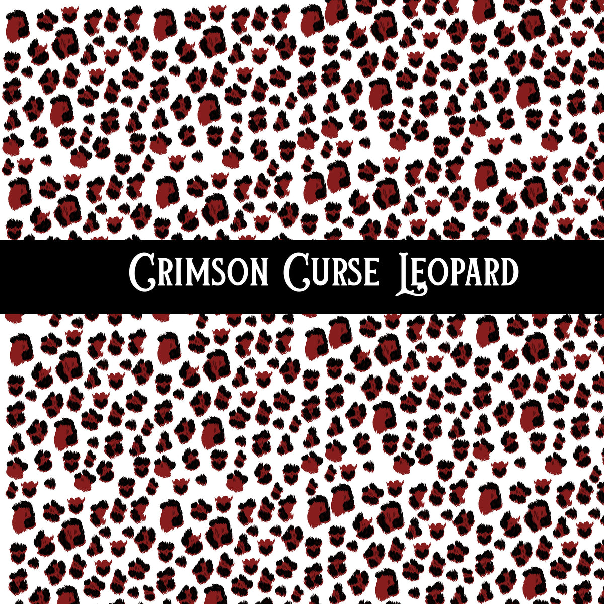 Crimson Curse Leopard UV DTF Decal sheet – 3D Undercover