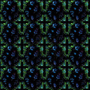 Cross With Leaves - Adhesive Vinyl 12x12 Sheet