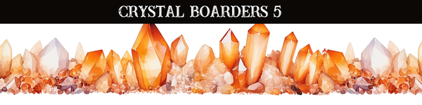 Crystals Borders UV DTF - 8 Design Options