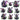 Purple Roses and Fairies - UV DTF Decal sheet