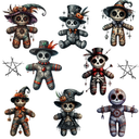Halloween Voodoo Dolls - UV DTF Decal sheet