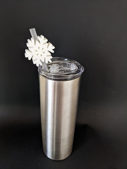 Snowflake - Straw Topper