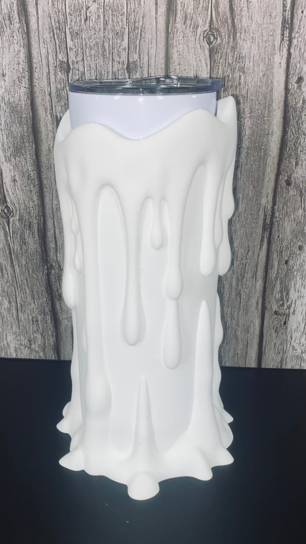Tall Melting candle - tumbler sleeve