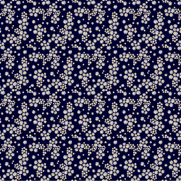 Daisies On Blue - Adhesive Vinyl Sheets