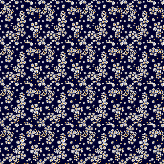 Daisies On Blue - Adhesive Vinyl Sheets