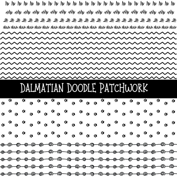 Dalmatian Doodle Patchwork Set