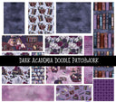 Dark Academia Doodle Patchwork Set