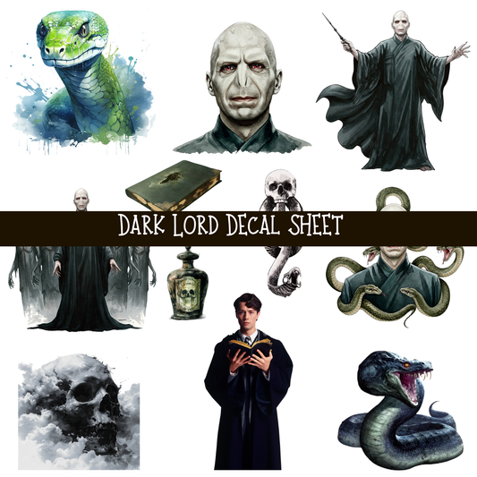 World of Hogwarts Collection UV Decal sheets 9 to choose from