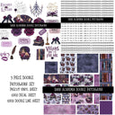 Dark Academia Doodle Patchwork Set