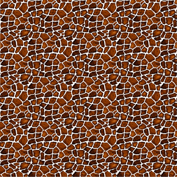 Dark Brown Giraffe  - Adhesive Vinyl Sheets