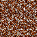 Dark Brown Giraffe  - Adhesive Vinyl Sheets