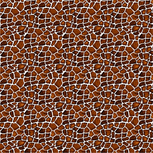 Dark Brown Giraffe  - Adhesive Vinyl Sheets