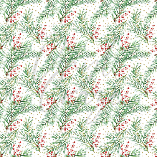 Deck the Halls With Boughs of Holly - Adhesive Vinyl Sheets