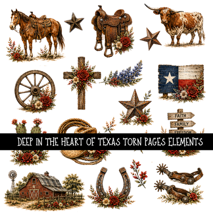 Deep In the Heart of Texas - UV DTF Decal sheet