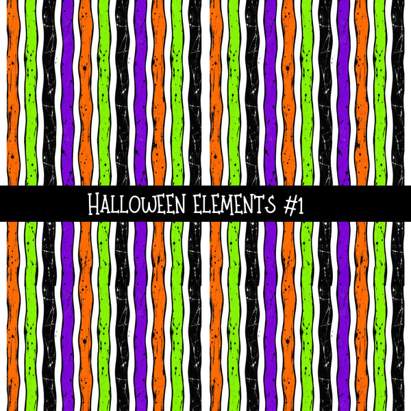 Distressed Halloween Elements UV DTF Decal sheets 10 Designs available