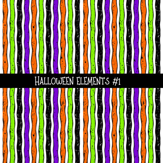 Distressed Halloween Elements UV DTF Decal sheets 10 Designs available