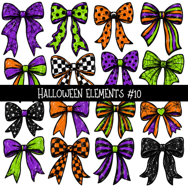 Distressed Halloween Elements UV DTF Decal sheets 10 Designs available