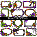 Distressed Halloween Elements UV DTF Decal sheets 10 Designs available