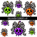 Distressed Halloween Elements UV DTF Decal sheets 10 Designs available